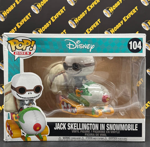 Jack Skellington With Snowmobile #104 - Rides - Disney The Nightmare Before Christmas