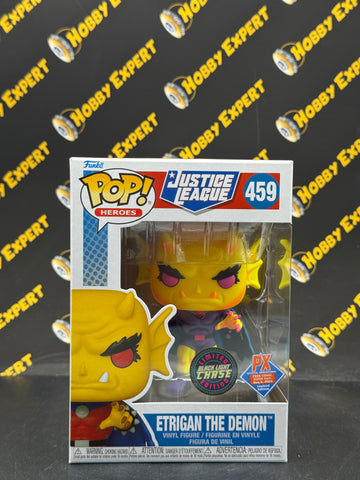 Etrigan The Demon #459 - PX Previews / Black Light Chase - DC Justice League