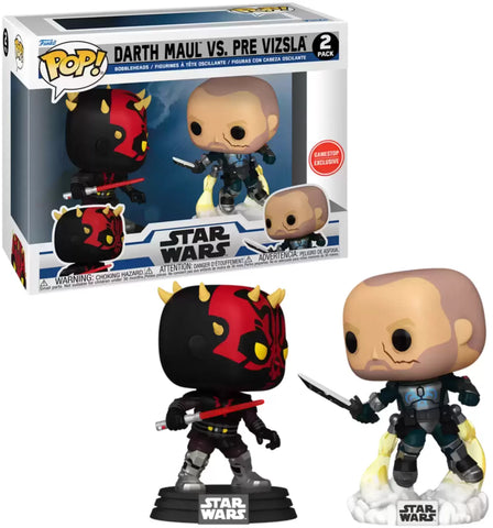 Dark Maul VS Pre Vizsla - Star Wars 2 Pack (exclusivité Gamestop)