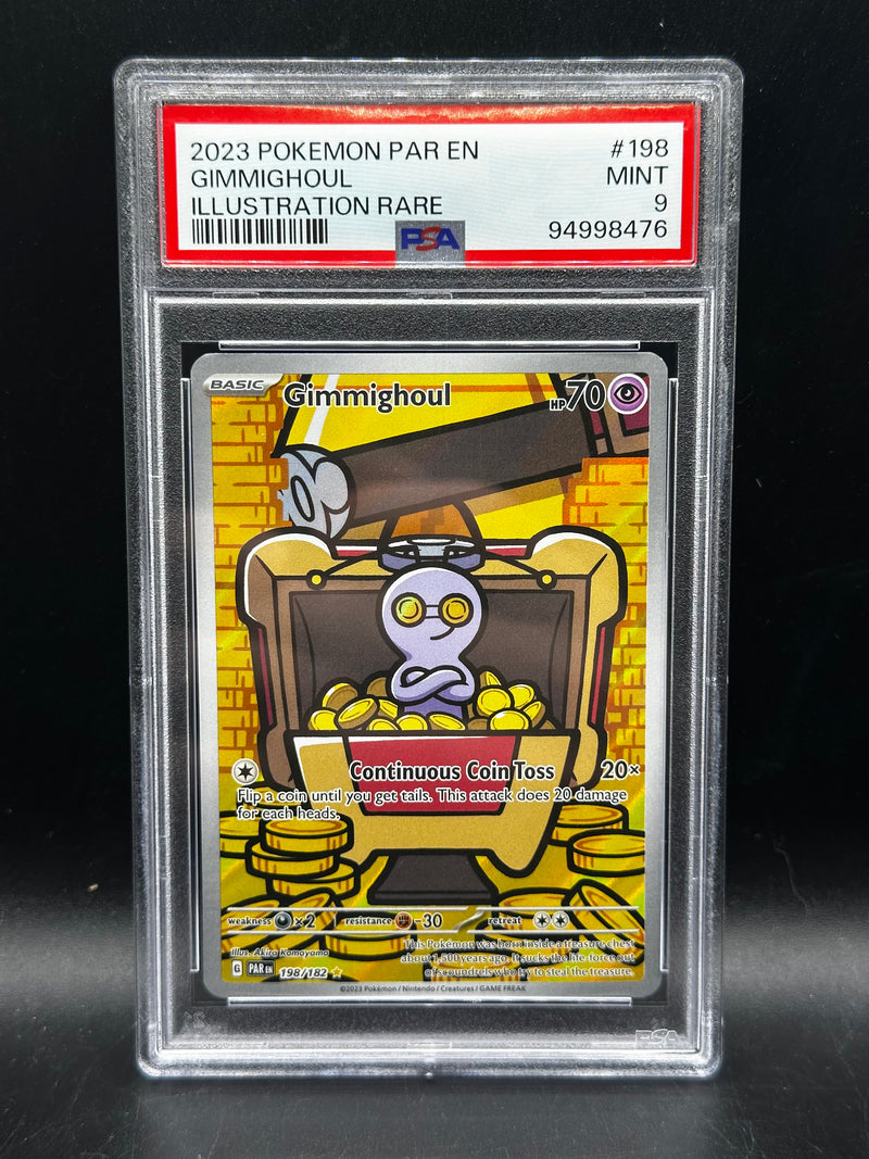 Gimmighoul - Illustration Rare - Paradox Rift (PSA 9)