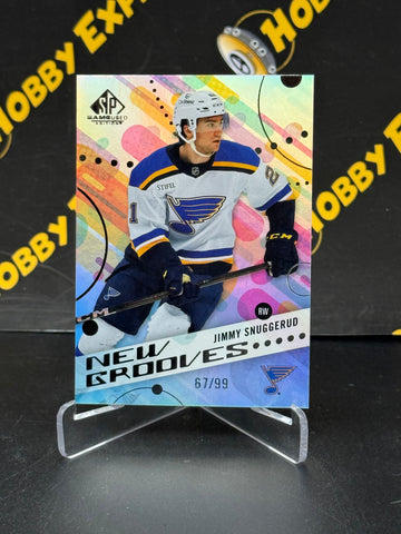 Jimmy Snuggerud New Grooves 67/99 - St. Louis Blues 2025-26 SP Game Used