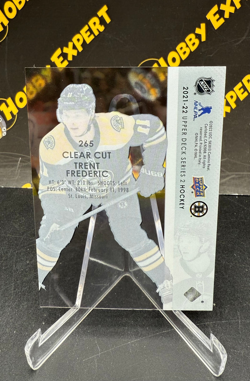 Trent Frederic Base Clear Cut - Boston Bruins