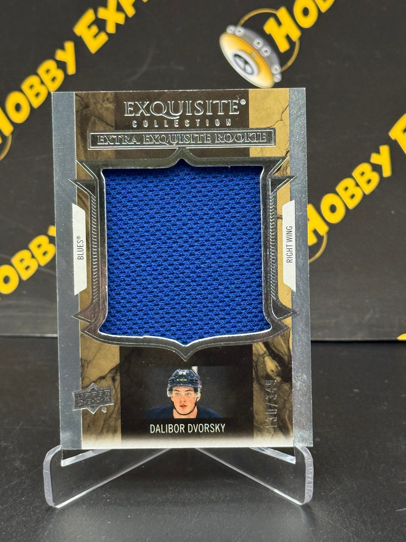 Dalibor Dvorsky Extra Exquisite Rookies 130/349 - St. Louis Blues 2025-26 Black Diamond