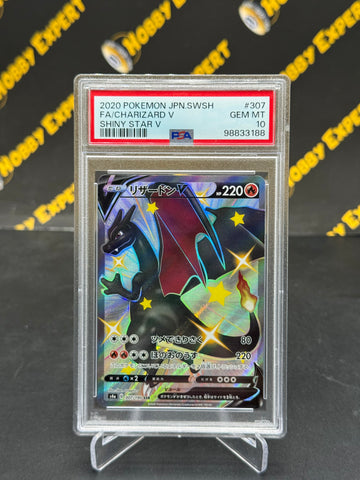 Charizard V Shiny #307 - SSR JPN Shiny Star V - PSA 10