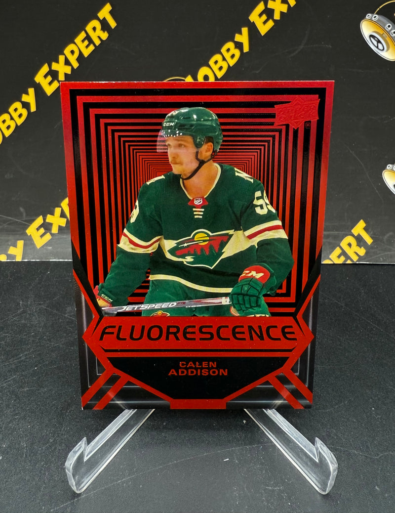 Calen Addison Red Fluorescence - Minnesota Wild