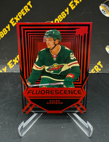 Calen Addison Red Fluorescence - Minnesota Wild #FL-48