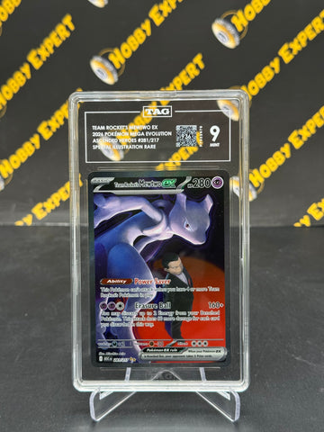 Team Rocket's Mewtwo ex #281 - Ascended Heroes SIR - TAG 9 (Score 936)