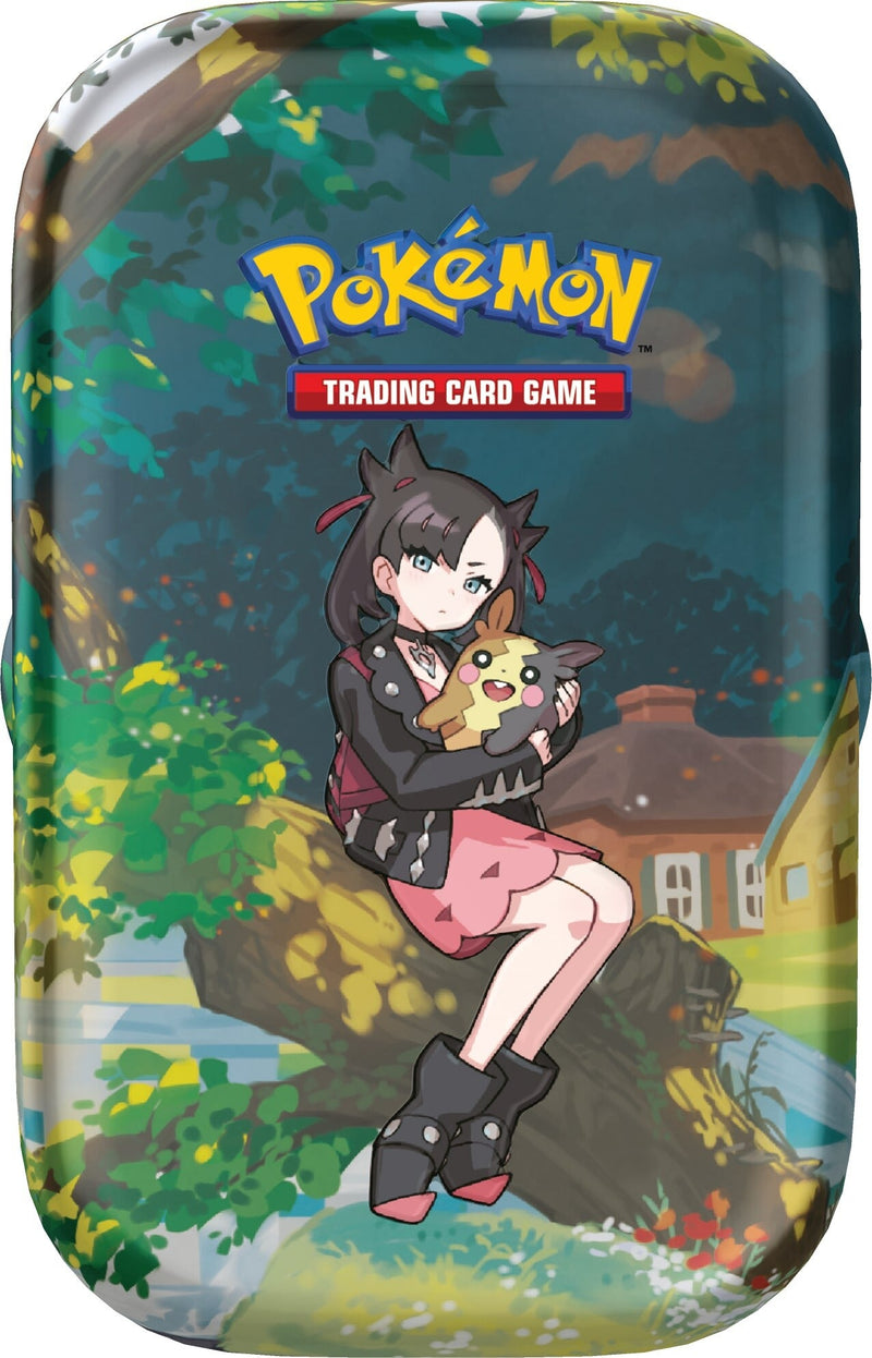 pokemon trading card game crown zenith mini tin Tins Unboxing: Complete Puzzle Art Set the fierce Marnie and her playful Morpeko Sword & Shield: Crown Zenith