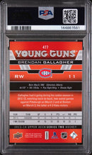 Brendan Gallagher Young Guns PSA 9 - Montreal Canadiens