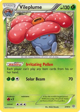 Vileplume (003/98) [XY  Ancient Origins] - Rare