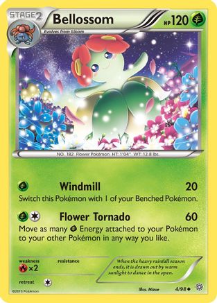 Bellossom (004/98) [XY  Ancient Origins] - Uncommon