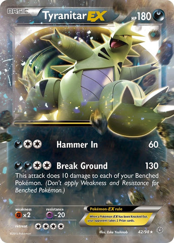 Tyranitar EX [AOR - 42/98]