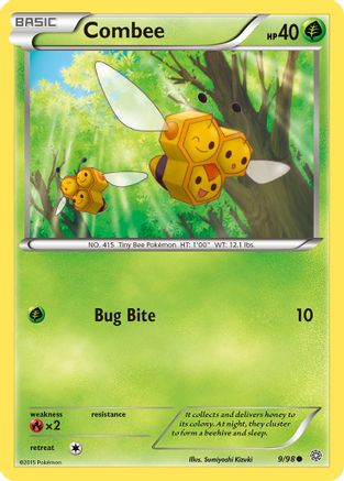 Combee (009/98) [XY  Ancient Origins] Reverse Holofoil - Common