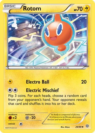 Rotom (029/98) [XY  Ancient Origins] Reverse Holofoil - Uncommon