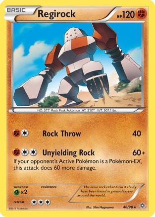 Regirock (040/98) [XY  Ancient Origins] Reverse Holofoil - Rare
