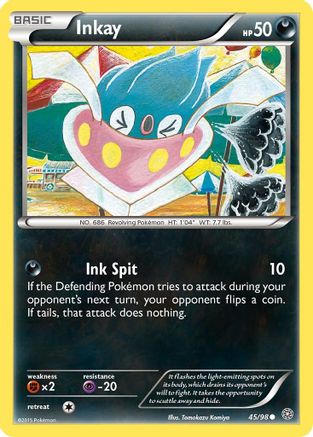 Inkay (045/98) [XY  Ancient Origins] Reverse Holofoil - Common