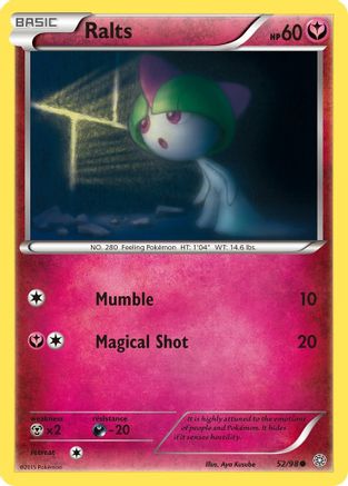 Ralts (052/98) [XY  Ancient Origins] Reverse Holofoil - Common
