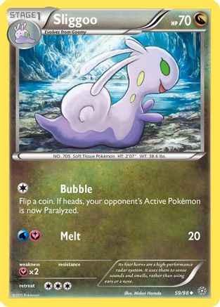 Sliggoo (059/98) [XY  Ancient Origins] Reverse Holofoil - Uncommon
