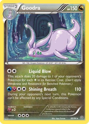 Goodra (060/98) [XY  Ancient Origins] Reverse Holofoil - Holo Rare