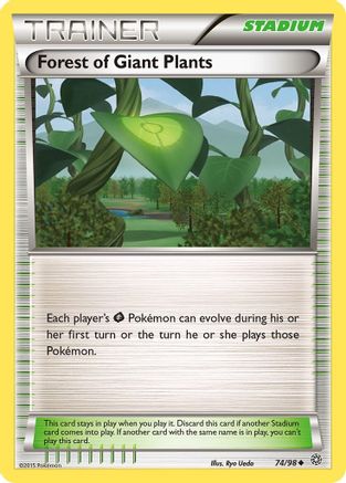 Forest of Giant Plants (074/98) [XY  Ancient Origins] - Uncommon