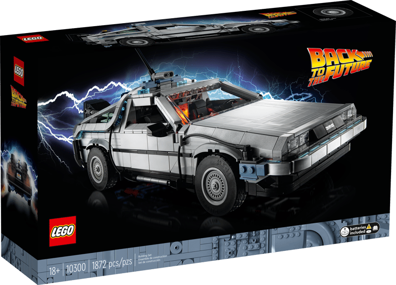 Back to the Future Time Machine - Lego ICONS (10300) - NEW