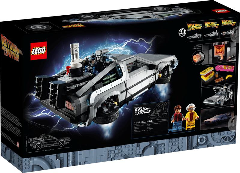 Back to the Future Time Machine - Lego ICONS (10300) - NEW