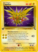 Zapdos (030/62) [Fossil] 1st Edition - Rare