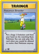 Pokemon Breeder (76/102) [Base Set Shadowless] 1st Edition - Rare