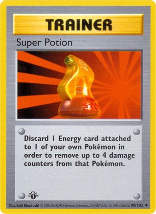 Super Potion (090) [Base Set Shadowless] 1st Edition - Uncommon