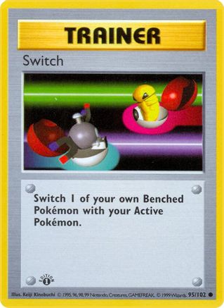 Switch (095) [Base Set Shadowless] 1st Edition - Common