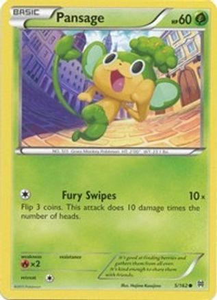 Pansage (005/162) [XY  BREAKthrough] - Common