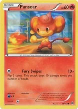 Pansear (023/162) [XY  BREAKthrough] Reverse Holofoil - Common