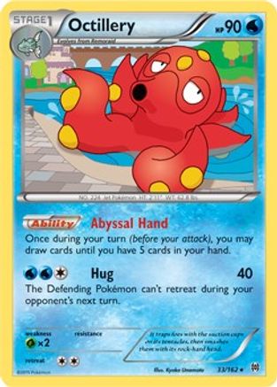 Octillery (033/162) [XY  BREAKthrough] Reverse Holofoil - Holo Rare