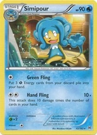 Simipour (042/162) [XY  BREAKthrough] Reverse Holofoil - Rare