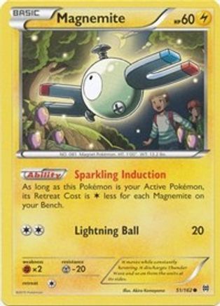 Magnemite (051/162) [XY  BREAKthrough] Reverse Holofoil - Common