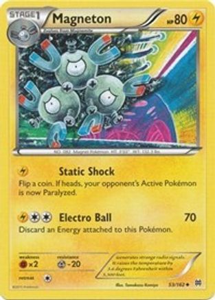 Magneton (053/162) [XY  BREAKthrough] Reverse Holofoil - Uncommon