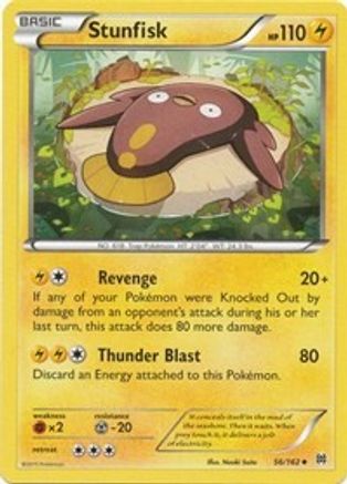 Stunfisk (056/162) [XY  BREAKthrough] Reverse Holofoil - Uncommon