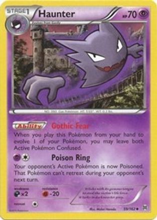 Haunter (059/162) [XY  BREAKthrough] Reverse Holofoil - Uncommon