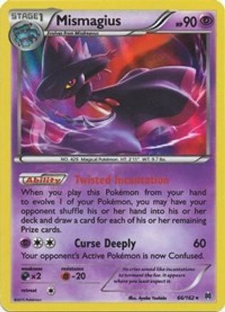 Mismagius (066/162) [XY  BREAKthrough] Holofoil - Holo Rare
