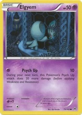 Elgyem (073/162) [XY  BREAKthrough] Reverse Holofoil - Common