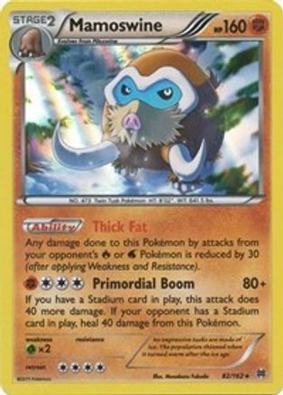 Mamoswine (082/162) [XY  BREAKthrough] Holofoil - Holo Rare