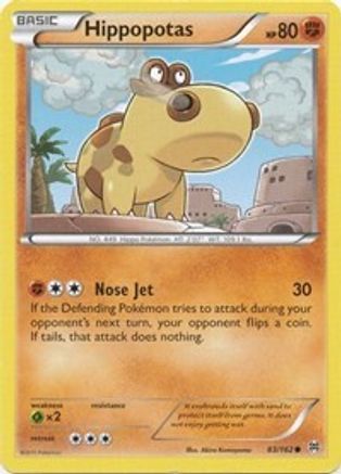 Hippopotas (083/162) [XY  BREAKthrough] - Common