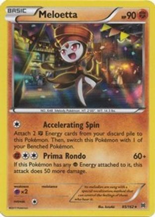Meloetta (085/162) [XY  BREAKthrough] Reverse Holofoil - Holo Rare