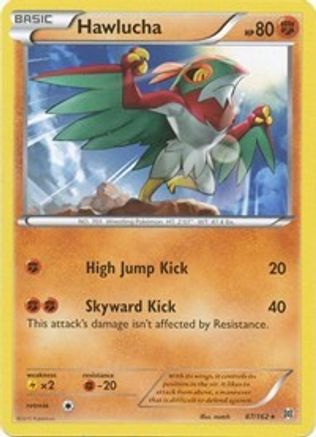 Hawlucha (087/162) [XY  BREAKthrough] Reverse Holofoil - Rare