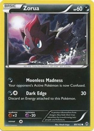 Zorua (089/162) [XY  BREAKthrough] Reverse Holofoil - Common