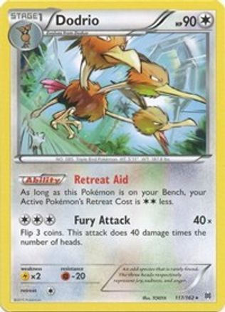 Dodrio (117/162) [XY  BREAKthrough] Reverse Holofoil - Rare