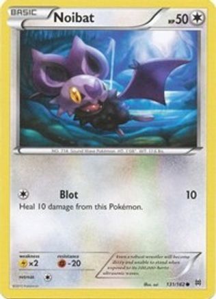 Noibat (131/162) [XY  BREAKthrough] Reverse Holofoil - Common