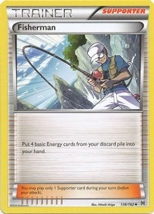 Fisherman (136/162) [XY  BREAKthrough] Reverse Holofoil - Uncommon