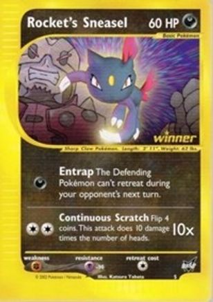 Rocket's Sneasel - 5 [Winner] (5) [Best of Promos] - Promo