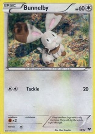 Bunnelby (10/12) [McDonalds Promos 2014] Holofoil - Promo